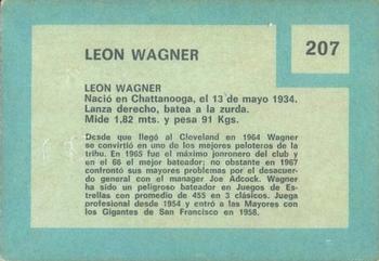 Leon Wagner  baseball card collectible - Main Image 2