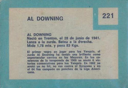 Al Downing  baseball card collectible - Main Image 2