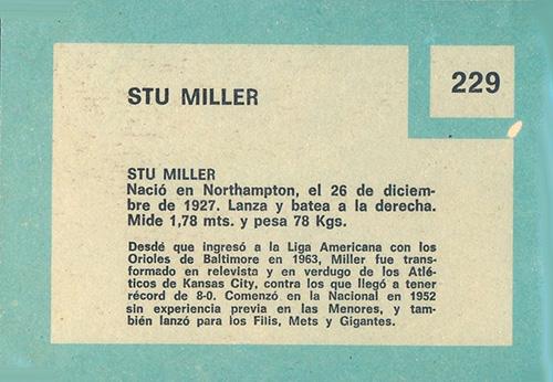 Stu Miller  baseball card collectible - Main Image 2