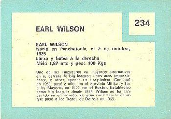 Earl Wilson  baseball card collectible - Main Image 2