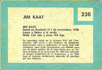 Jim Kaat  baseball card collectible - Main Image 2