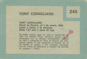 Tony Conigliaro  baseball card collectible - Main Image 2