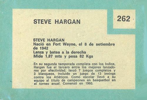 Steve Hargan  baseball card collectible - Main Image 2