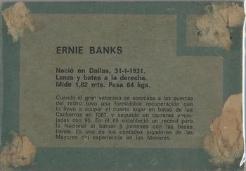 Ernie Banks  baseball card collectible - Main Image 2