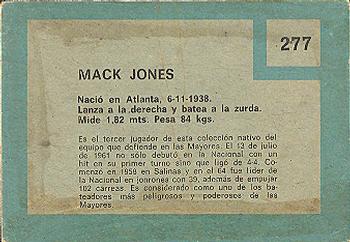 Mack Jones  baseball card collectible - Main Image 2