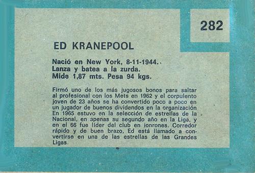Ed Kranepool  baseball card collectible - Main Image 2