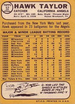 Hawk Taylor  baseball card collectible - Main Image 2