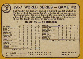 World Series Game #2 - Yaz Smashes Two Homers  baseball card collectible - Main Image 2
