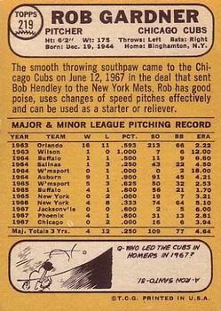 Rob Gardner  baseball card collectible - Main Image 2