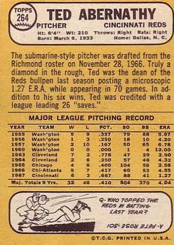 Ted Abernathy  baseball card collectible - Main Image 2