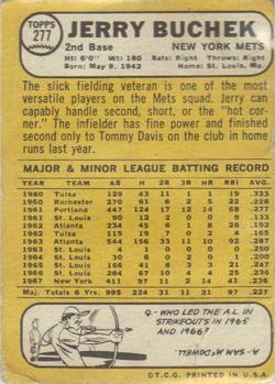 Jerry Buchek  baseball card collectible - Main Image 2