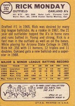 Rick Monday  baseball card collectible - Main Image 2