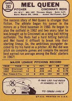 Mel Queen  baseball card collectible - Main Image 2
