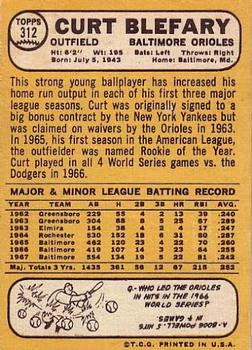 Curt Blefary  baseball card collectible - Main Image 2
