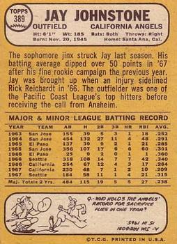 Jay Johnstone  baseball card collectible - Main Image 2