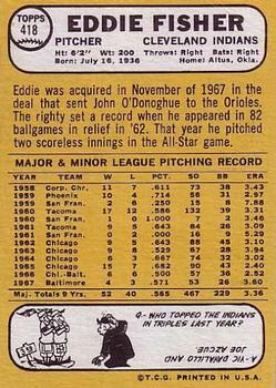 Eddie Fisher  baseball card collectible - Main Image 2