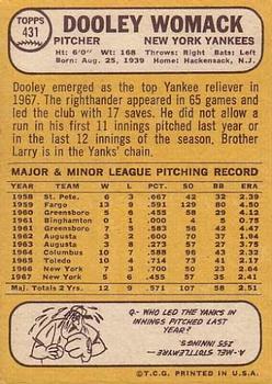 Dooley Womack  baseball card collectible - Main Image 2