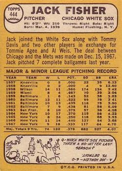 Jack Fisher  baseball card collectible - Main Image 2