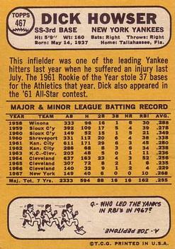 Dick Howser  baseball card collectible - Main Image 2