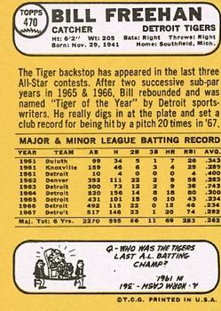 Bill Freehan  baseball card collectible - Main Image 2