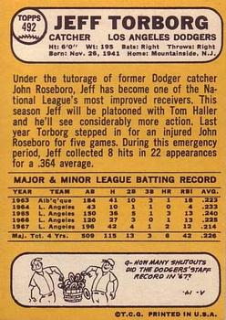 Jeff Torborg  baseball card collectible - Main Image 2
