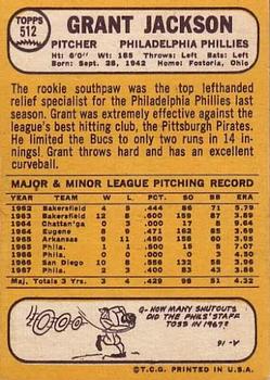 Grant Jackson  baseball card collectible - Main Image 2