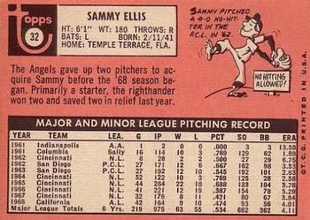 Sammy Ellis  baseball card collectible - Main Image 2