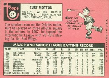 Curt Motton  baseball card collectible - Main Image 2