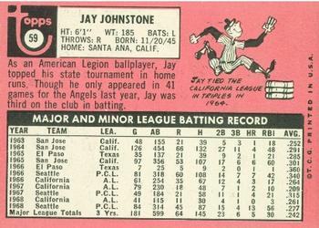 Jay Johnstone  baseball card collectible - Main Image 2