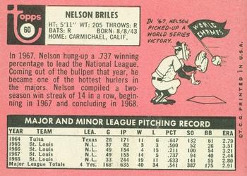 Nelson Briles  baseball card collectible - Main Image 2