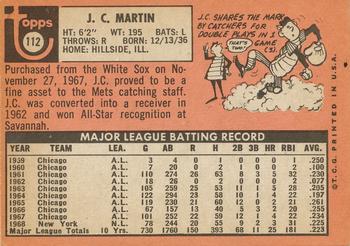 J.C. Martin  baseball card collectible - Main Image 2
