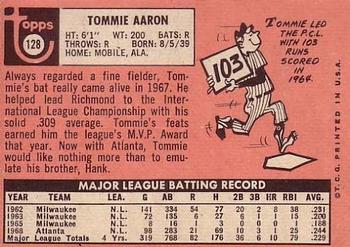 Tommie Aaron  baseball card collectible - Main Image 2