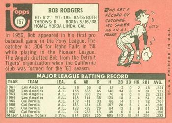 Bob Rodgers  baseball card collectible - Main Image 2