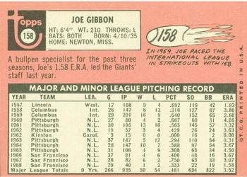 Joe Gibbon  baseball card collectible - Main Image 2