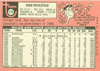 Don Pavletich  baseball card collectible - Main Image 2