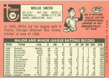 Willie Smith  baseball card collectible - Main Image 2