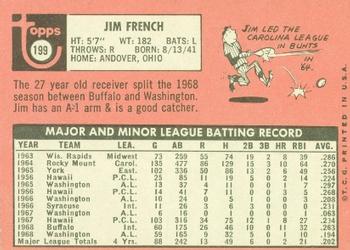 Jim French  baseball card collectible - Main Image 2