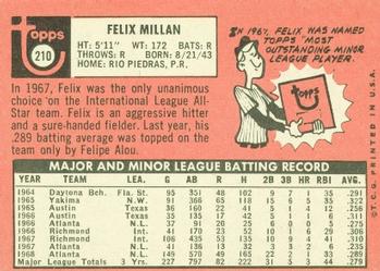 Felix Millan  baseball card collectible - Main Image 2