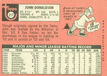 John Donaldson  baseball card collectible - Main Image 2