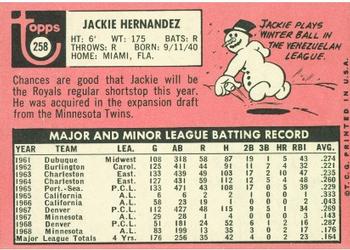 Jackie Hernandez  baseball card collectible - Main Image 2