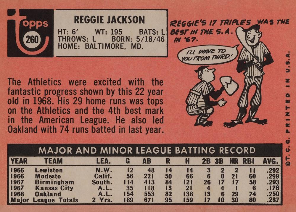 Reggie Jackson  baseball card collectible - Main Image 2