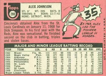 Alex Johnson  baseball card collectible - Main Image 2