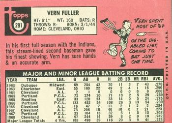 Vern Fuller  baseball card collectible - Main Image 2