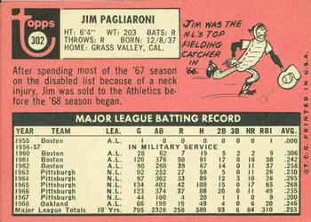 Jim Pagliaroni  baseball card collectible - Main Image 2