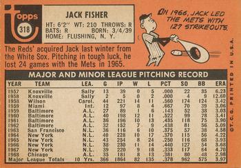 Jack Fisher  baseball card collectible - Main Image 2
