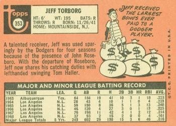 Jeff Torborg  baseball card collectible - Main Image 2