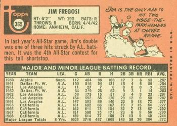 Jim Fregosi  baseball card collectible - Main Image 2