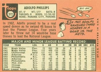 Adolfo Phillips  baseball card collectible - Main Image 2