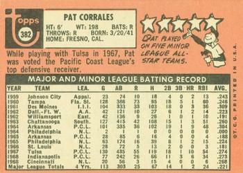 Pat Corrales  baseball card collectible - Main Image 2