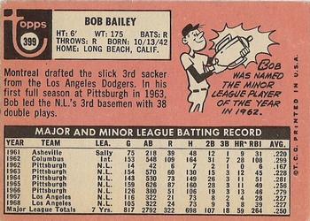 Bob Bailey  baseball card collectible - Main Image 2